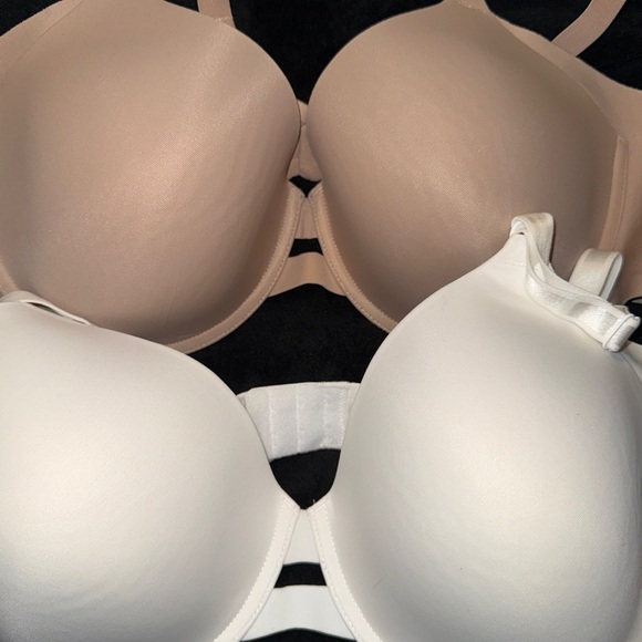 Warner's Beige and White Back Smoothing Bra Duo Set of 2 - Picture 3 of 13